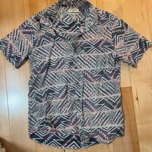 Billabong Geometric Pattern Men's Shirt- M